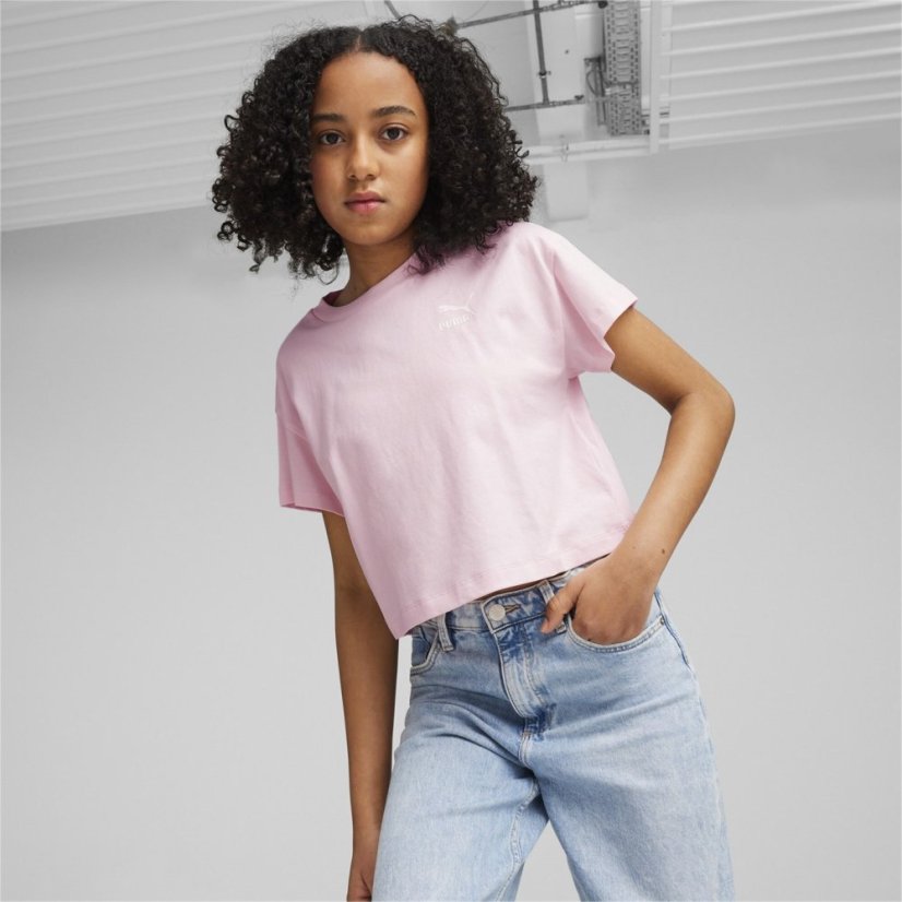 Puma Better Classics Tee G T-Shirt Girls Pink