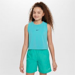 Nike Dri-FIT Swoosh Big Kids' (Girls') Tank Sports Bra Midnight Navy