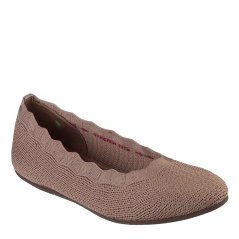 Skechers Cleo 2.0 - Love Spell Plimsolls Womens Mocca