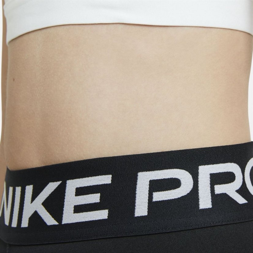 Nike Pro Girls Tights Black/White