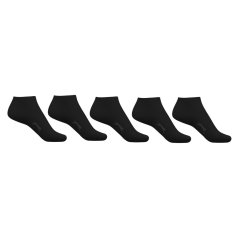 Slazenger 5 Pack Trainer Socks Mens Size 7-11 Black