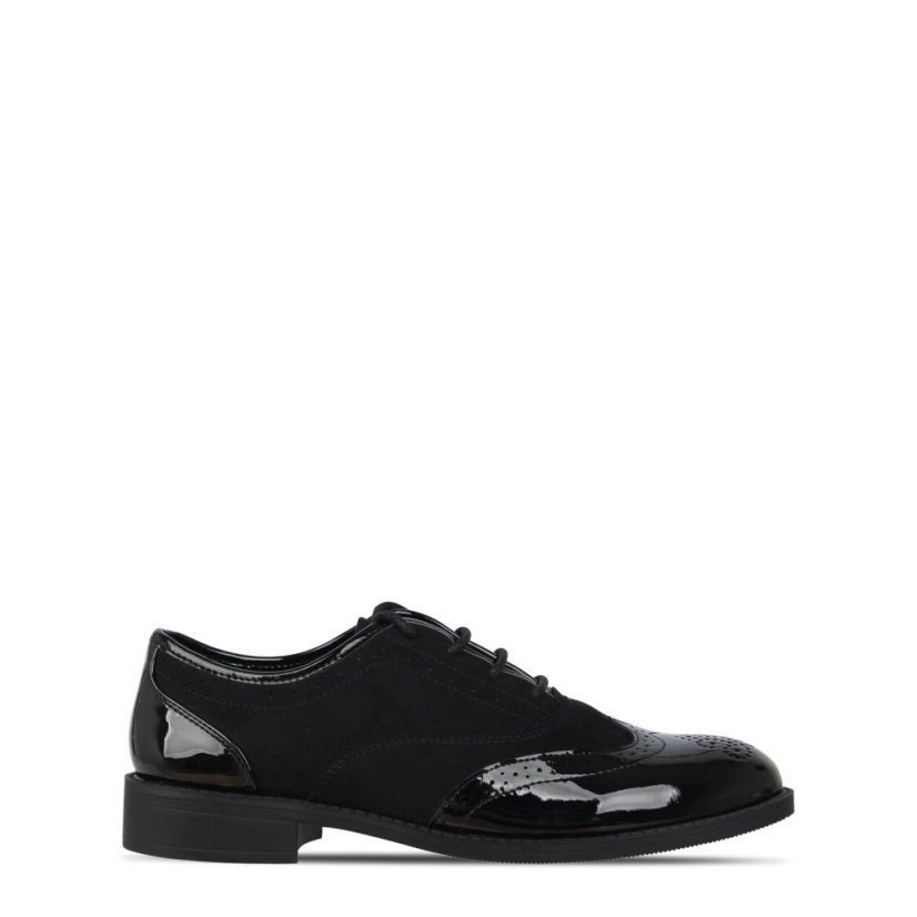 Miso Bobbi Ladies Brogues Black Patent