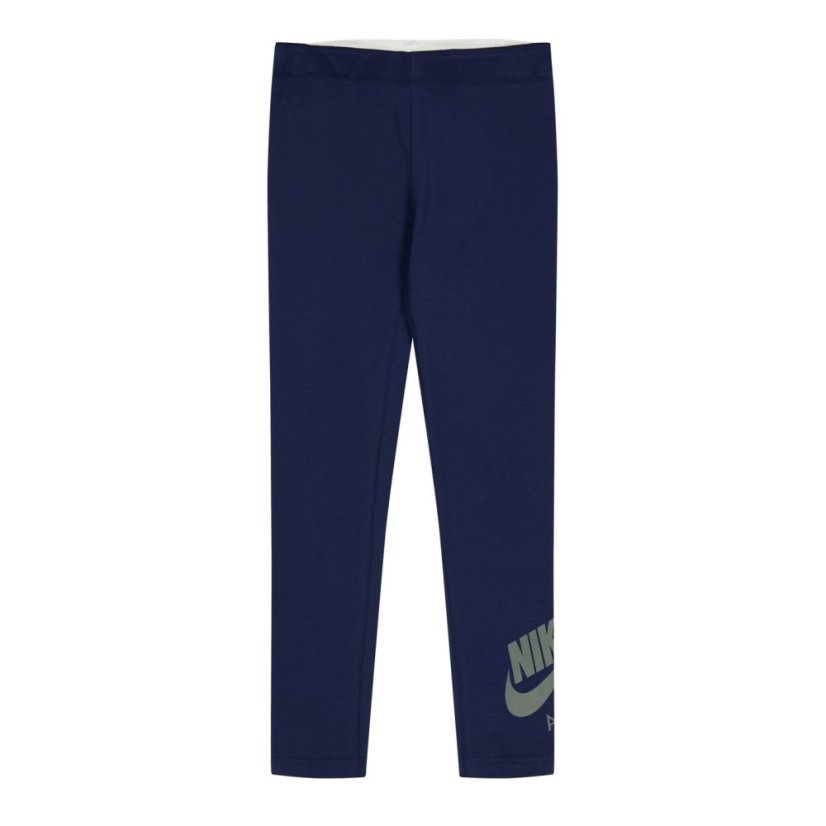 Nike Air Big Kids' (Girls') Leggings Gym Legging Girls Midnight Navy