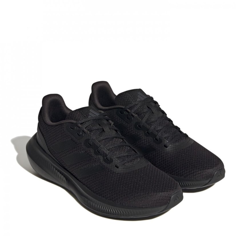 adidas Run Falcon 3 Mens Trainers Triple Black