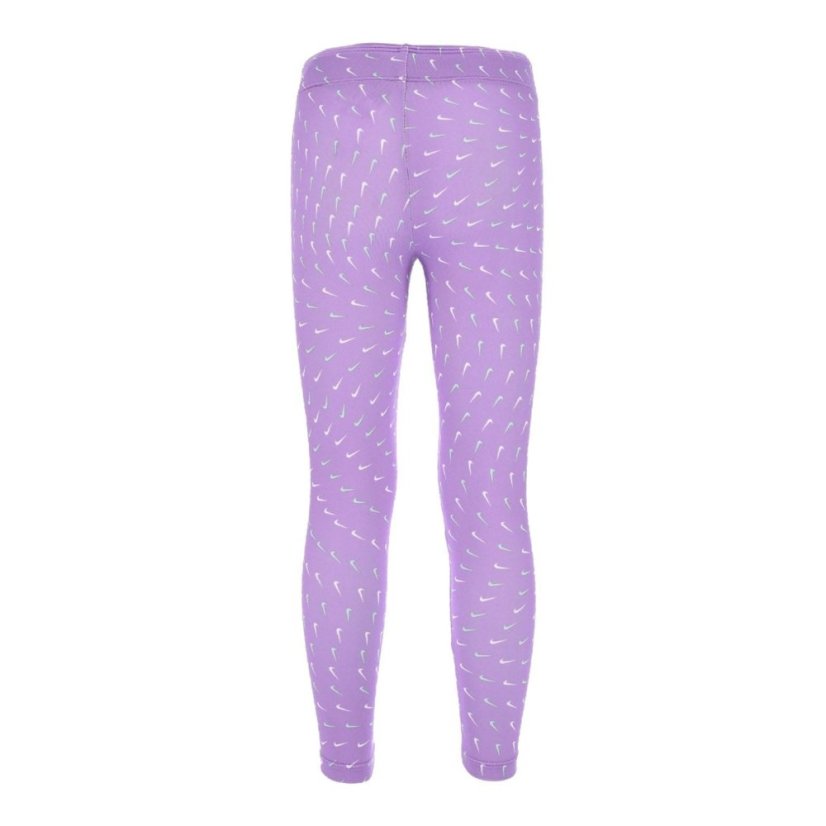 Nike Sport Essential Allover Print Leggings Violet
