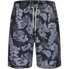 Hot Tuna Men's All Over Print Swim Shorts Blue