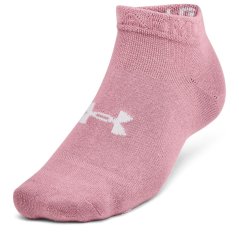 Under Armour Adults Essential Low Trainers Socks Pink