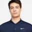 Nike Dri-FIT Victory Men's Long-Sleeve Golf Polo Navy/White