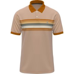 Original Penguin Cotton Birdseye Short-Sleeve Polo Shirt Sudan Brown
