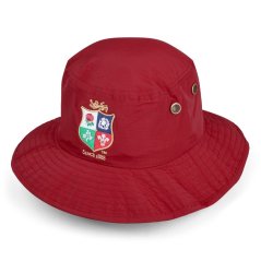 Canterbury British and Irish Lions Wide Brim Hat Adults Red Dahlia