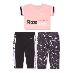 Reebok Kids' Top and Trouser Set Powder Pink
