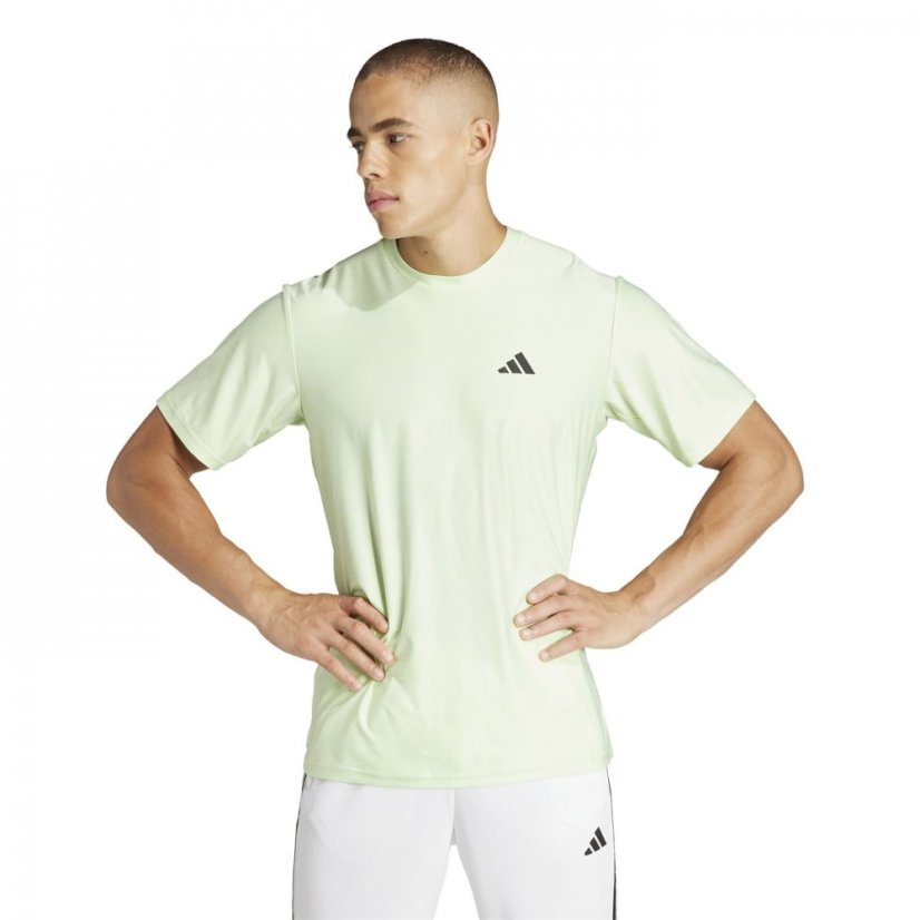 adidas Train Essentials Stretch Training pánské tričko Green Spark