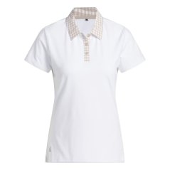 adidas Women's Short-Sleeve Performance Polo Shirt White
