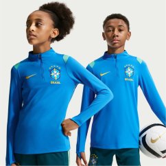 Nike Kids' Brazil International Licensed Drill Top Blue/Gold