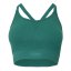 USA Pro UP Seamless Adjustable Sports Bra Forest Green