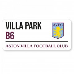 Team 3D Street Sign Aston Villa