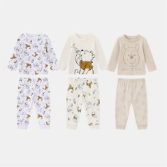 Character 3 Pack Pyjamas Set Baby Winnie