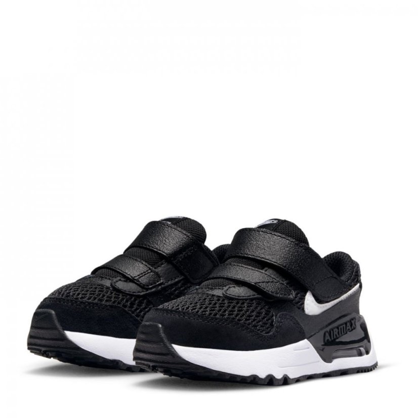 Nike Air Max System Baby Sneakers Black/White