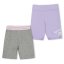 Reebok Kids' Jersey Jogger Shorts Lavender