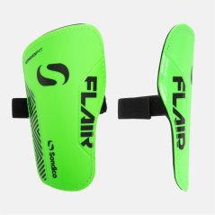 Sondico Flair Slip Shin Guards Green/Black