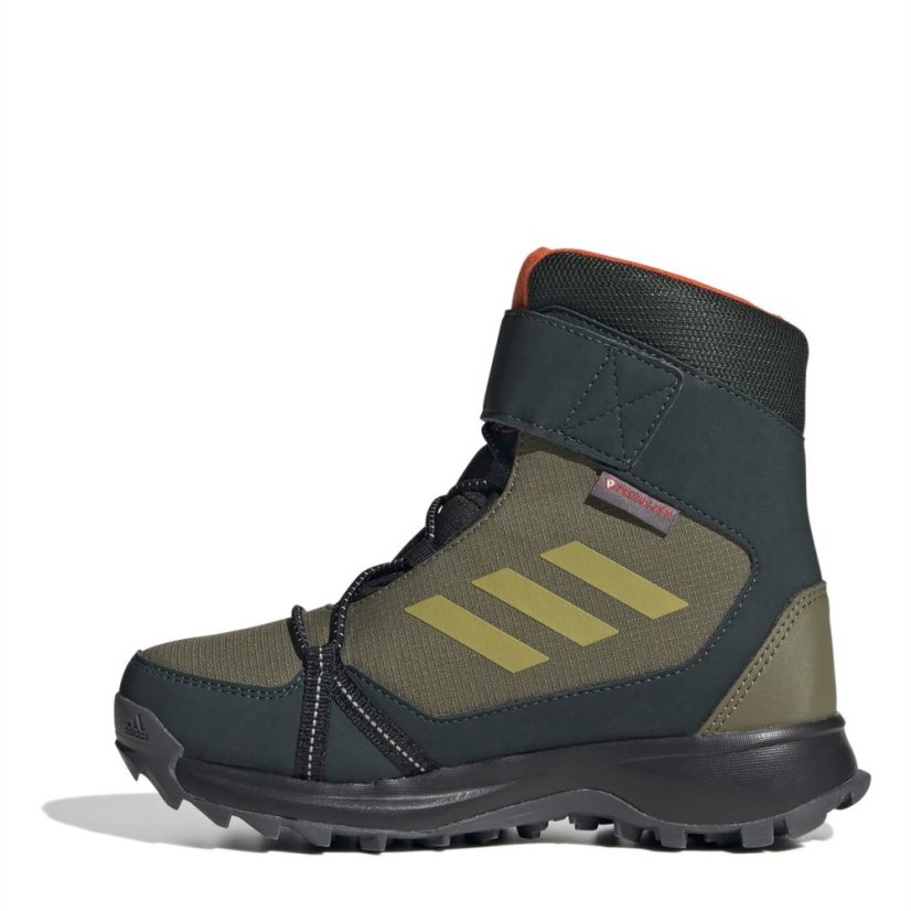 adidas Terrex Snow Cf Cp Cw Shoes Kids Boots Unisex Olive/Orange