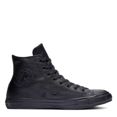 Converse All Star Mono Leather Trainers Black 001