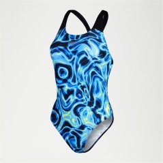 Speedo Women's One Piece Swimsuit Blue/Black