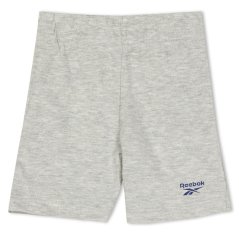 Reebok Kids' Large Pocket Jersey Jogger Shorts Lt Grey Heather