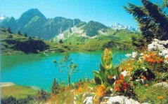 Puzzle Allgäu, Seealpsee, Německo