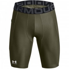 Under Armour HeatGear® Pocket Long pánské šortky Marine OD Green