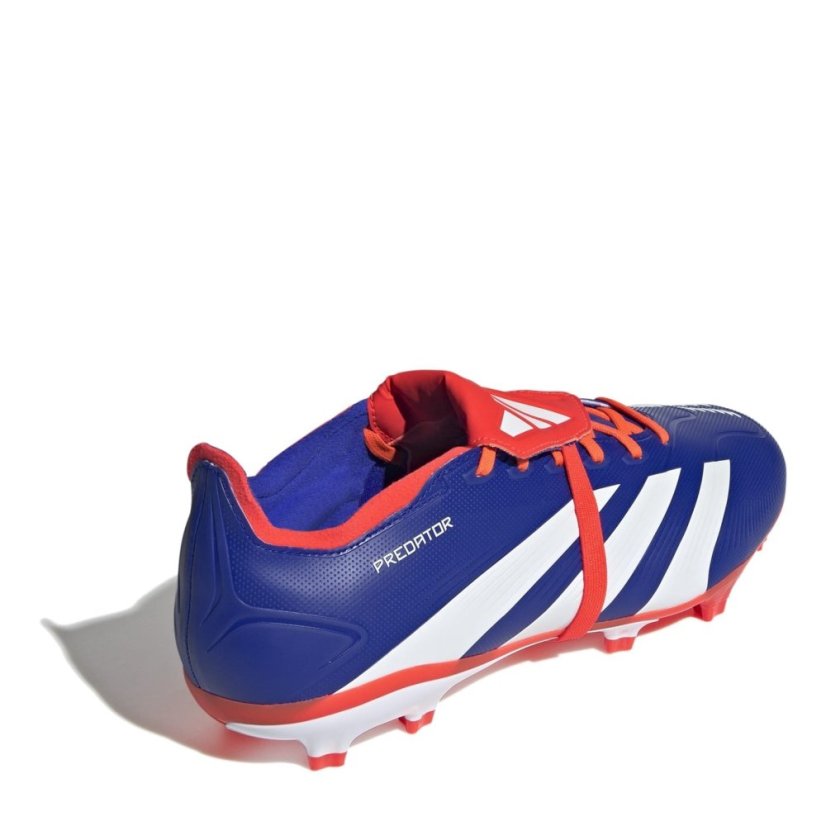 adidas Predator League Fold-Over Tongue Firm Ground Football Boots Blue/Wht/Red