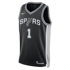Nike NBA Icon Edition Swingman Jersey Black/Wemb