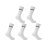 Slazenger 5 Pack Crew Socks Mens Size 7-11 White
