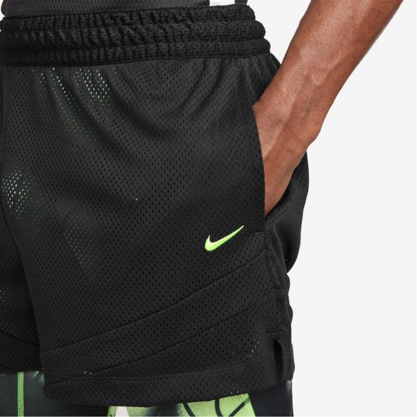 Nike Icon Signature Ja Morant Men's Dri-FIT 2-in-1 4 Basketball Shorts Black/lime