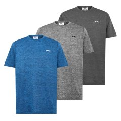 Slazenger Poly Tee 3Pk Sn44 Mix 1