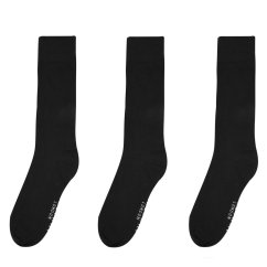 Firetrap 3 Pack Formal Socks Mens Black