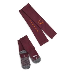 Puma Team Mcfc Stacked Logo Socks Promo Football Sock Mens Aubergine