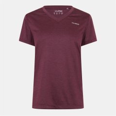 USA Pro The USA Pro Tech V Tee Ladies Dark Cherry