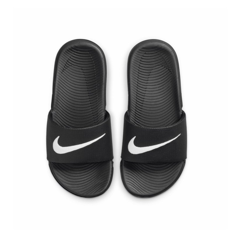 Nike Kawa Little/Big Kids' Pool Sliders Black/White