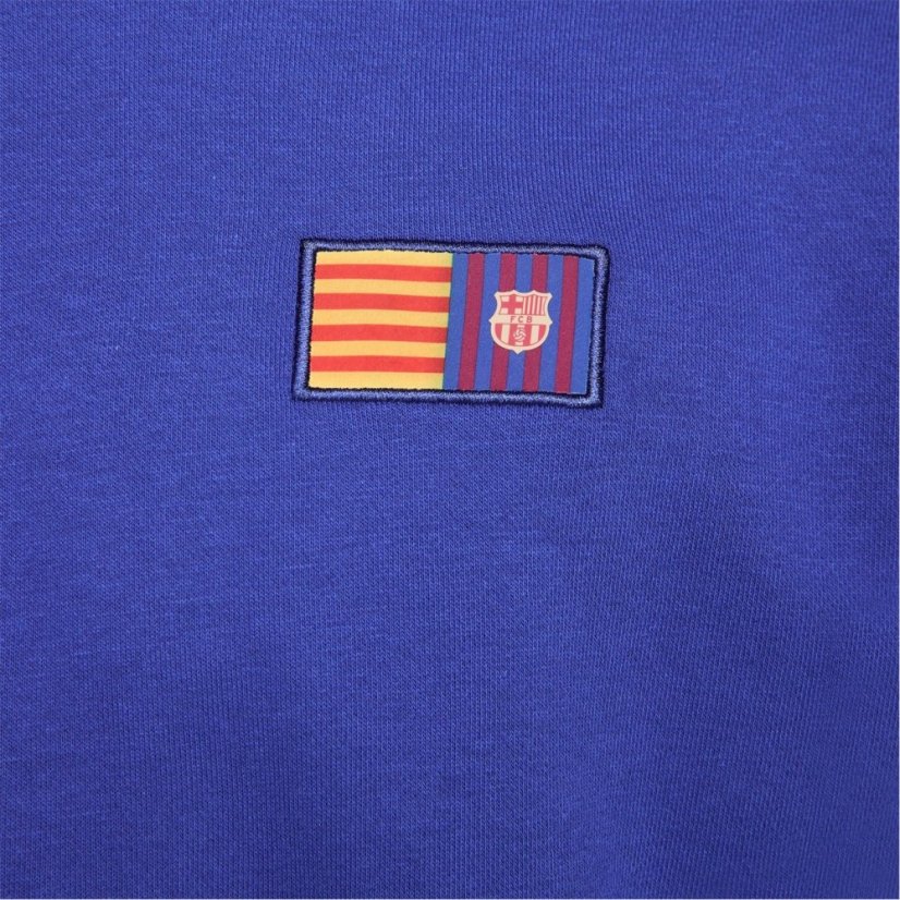 Nike FC Barcelona Club Crew Sweater 2022/2023 Mens Royal Blue/Red