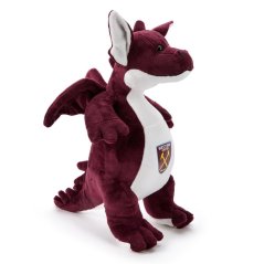 Team West Ham United Officially Licensed Standing Dragon Soft Toy 33 cm Multi