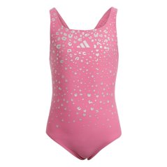 adidas Glitter V-back Swimsuit Kids Pink Fusion