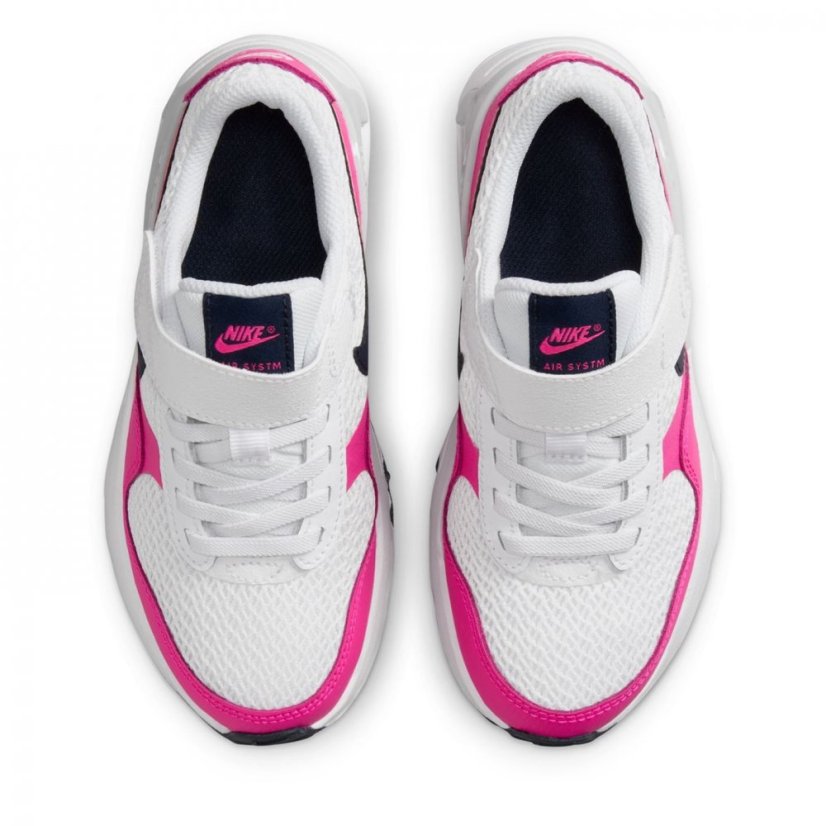 Nike Air Max SYSTM Little Kids' Shoes White/Pink