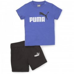 Puma Tee & Shorts Set Royal Sapphire