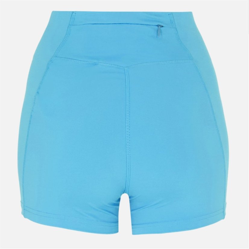 USA Pro 3 Inch Shorts Ladies Aqua