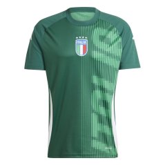 adidas Italy Pre-Match Shirt 2024 Adults Green