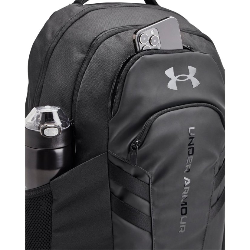 Under Armour UA Hustle 6.0 Backpack Black / Silver