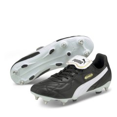 Puma KING Cup MxSG Football Boots BLACK/WHITE