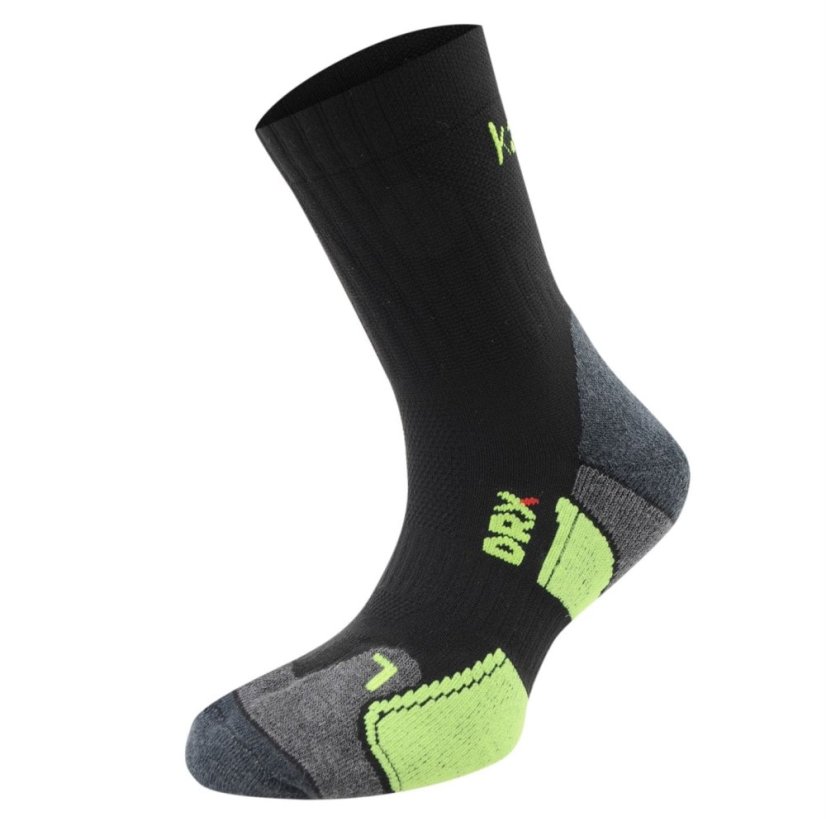 Karrimor Dri 2 pack socks Junior Black/Fluo