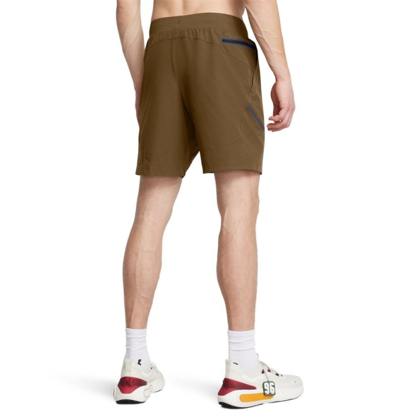 Under Armour Men's Unstoppable Performance Gym Shorts Brown